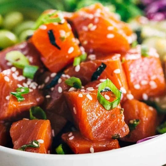 Poke Salmon