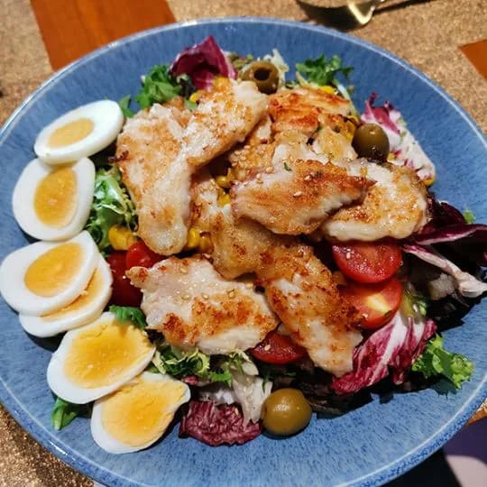 Ensalada de pollo