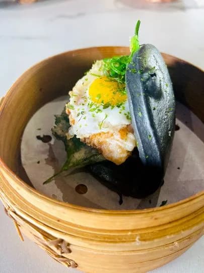 Pan bao langostino