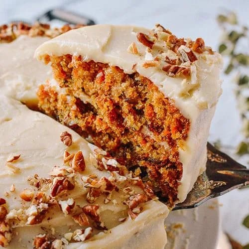 Tarta zanahoria casera